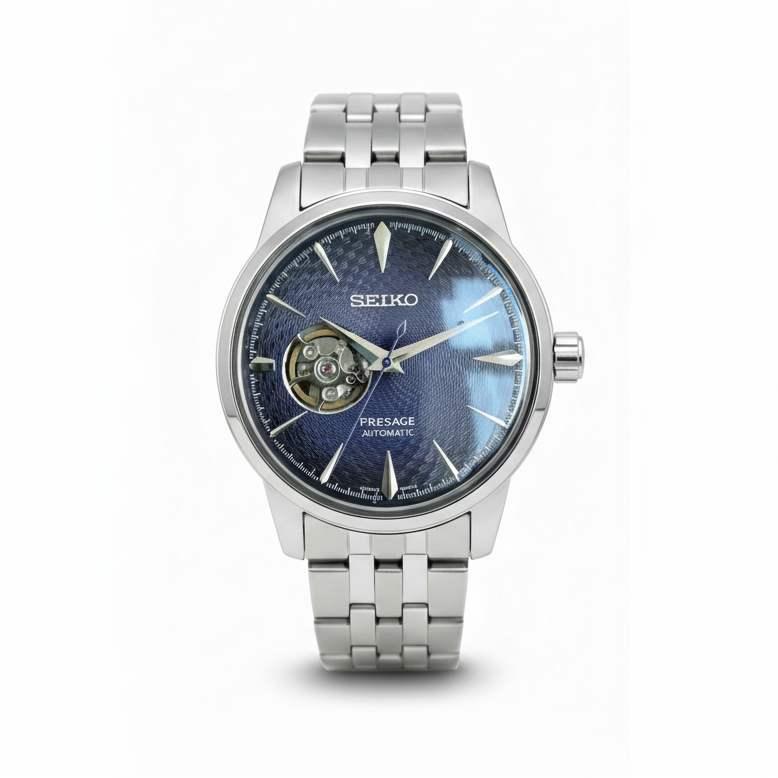 Presage Open Heart Men's Wristwatch | Blue