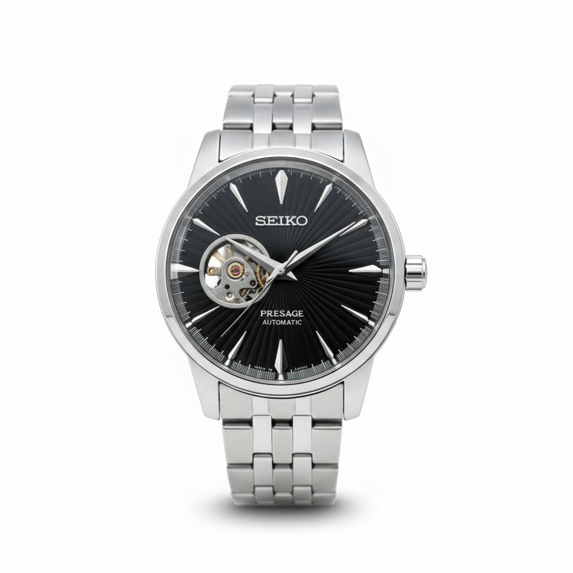 Presage Open HeartMen's Wristwatch | Black