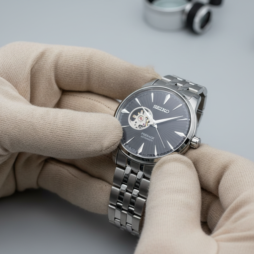 Presage Open HeartMen's Wristwatch | Black