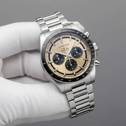 Conquest Chronograph Automatic Men's Wristwatch | Gold