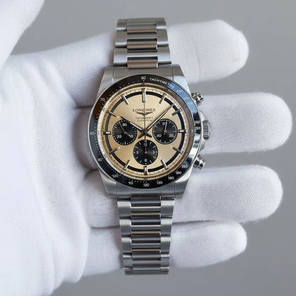 Conquest Chronograph Automatic Men's Wristwatch | Gold