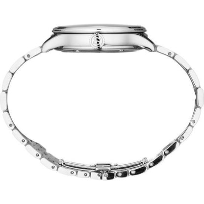 Automatic Open Heart Men's Wristwatch | Silver